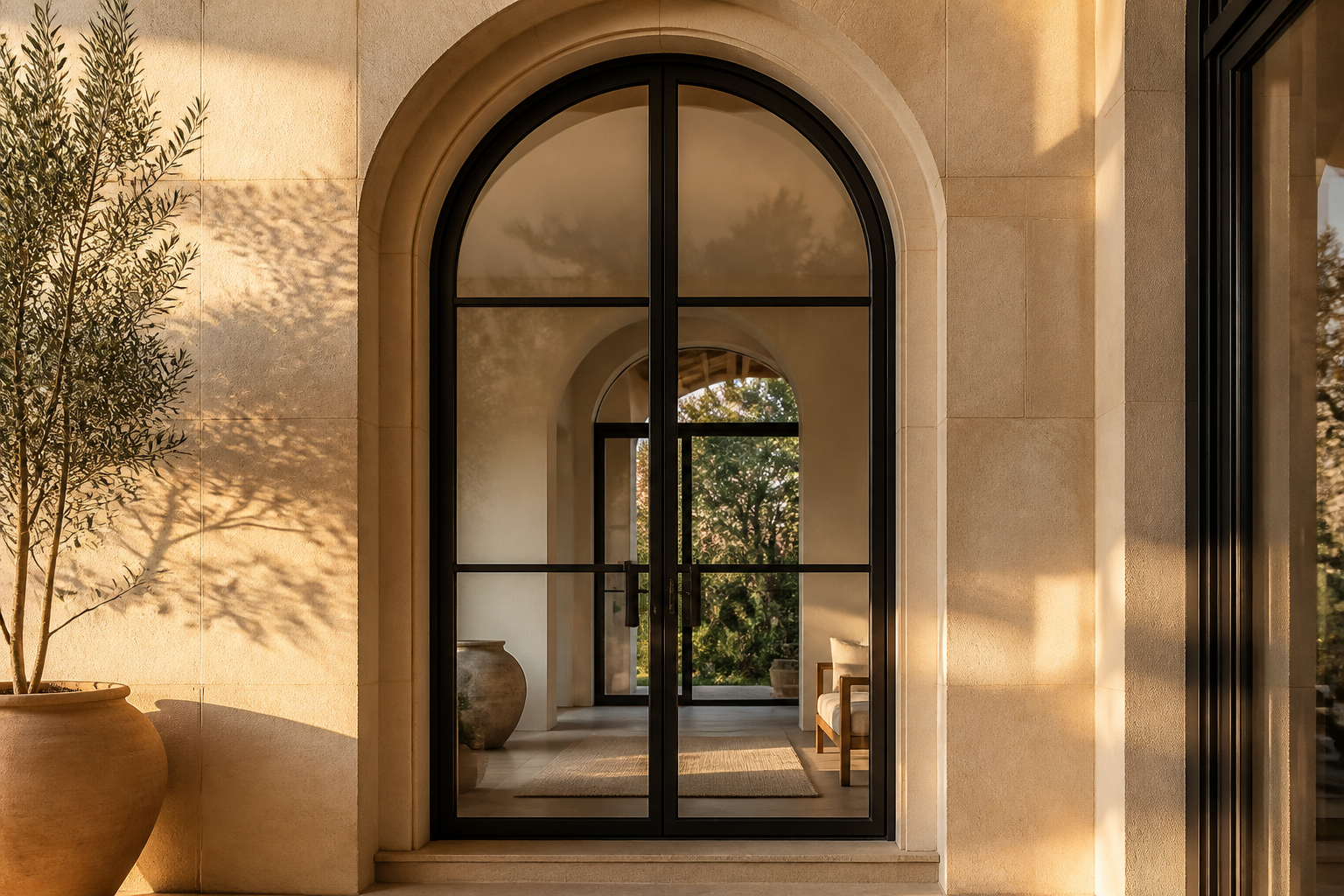 VLX 100 Arched / Custom Door in Sacramento, CA | Westlight Windows Sacramento - detail 3