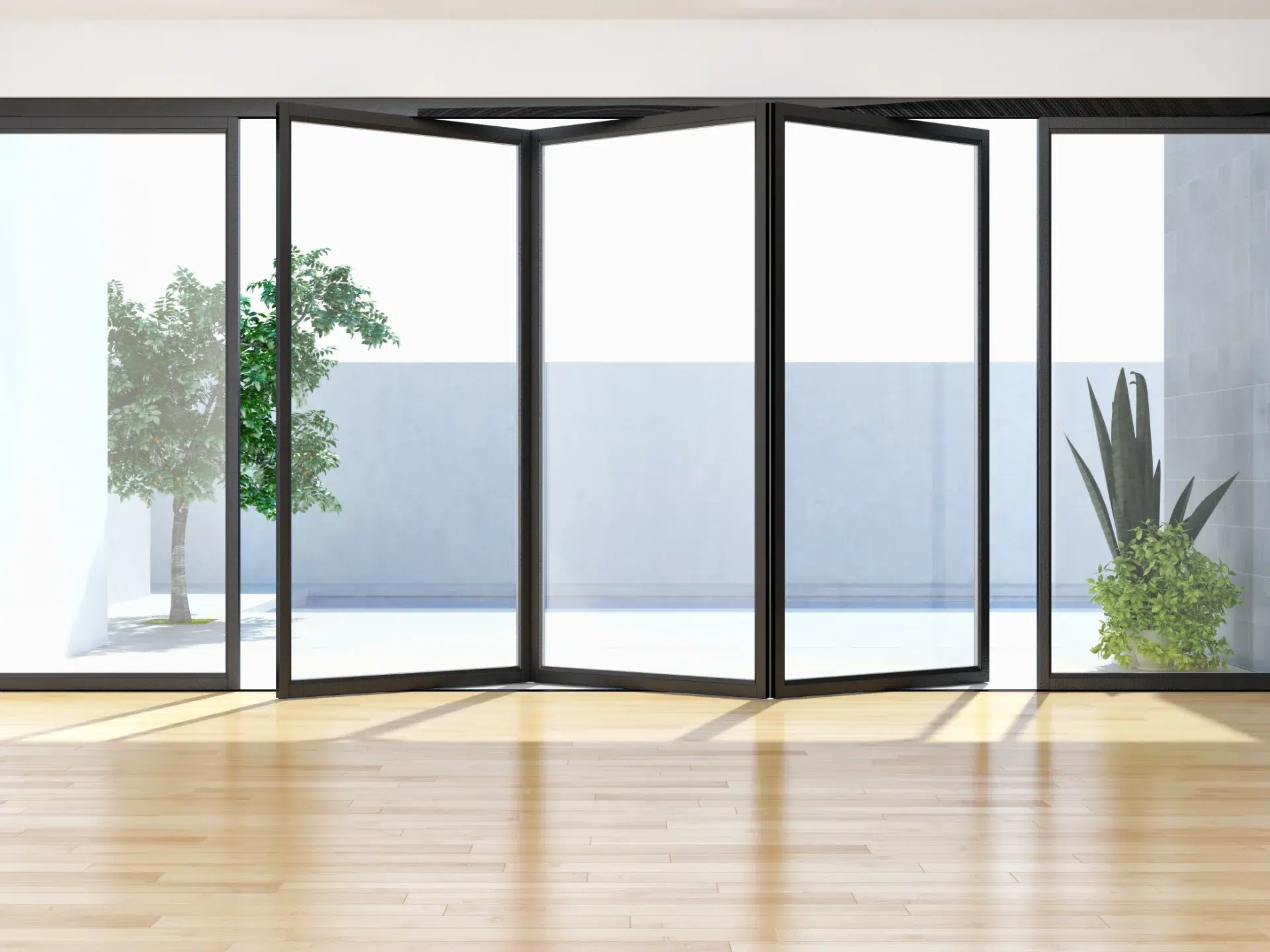 VLX 100 Bifold / Folding Door in Sacramento, CA | Westlight Windows Sacramento - detail 1