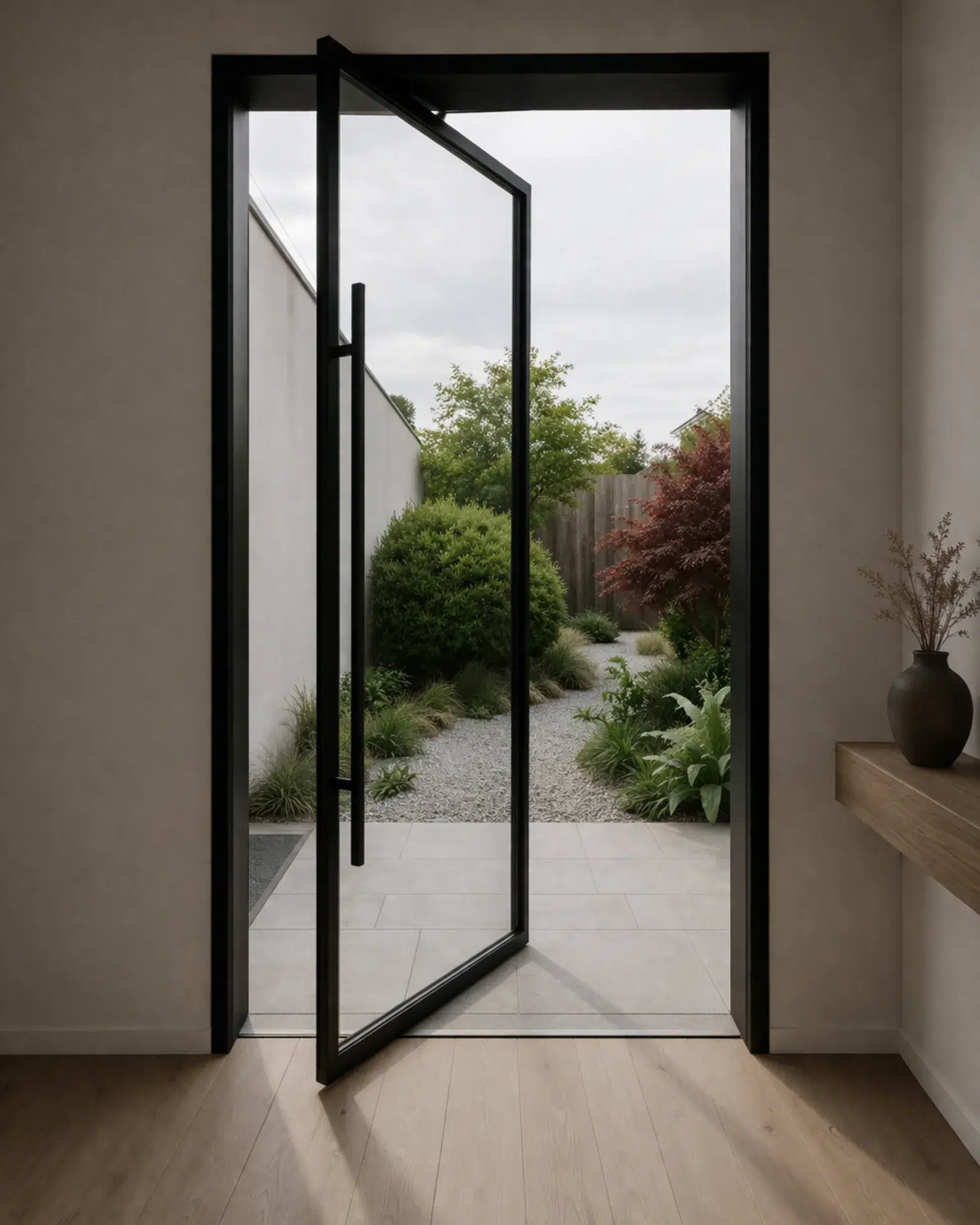 VLX 100 Pivot Door in Sacramento, CA | Westlight Windows Sacramento - detail 1