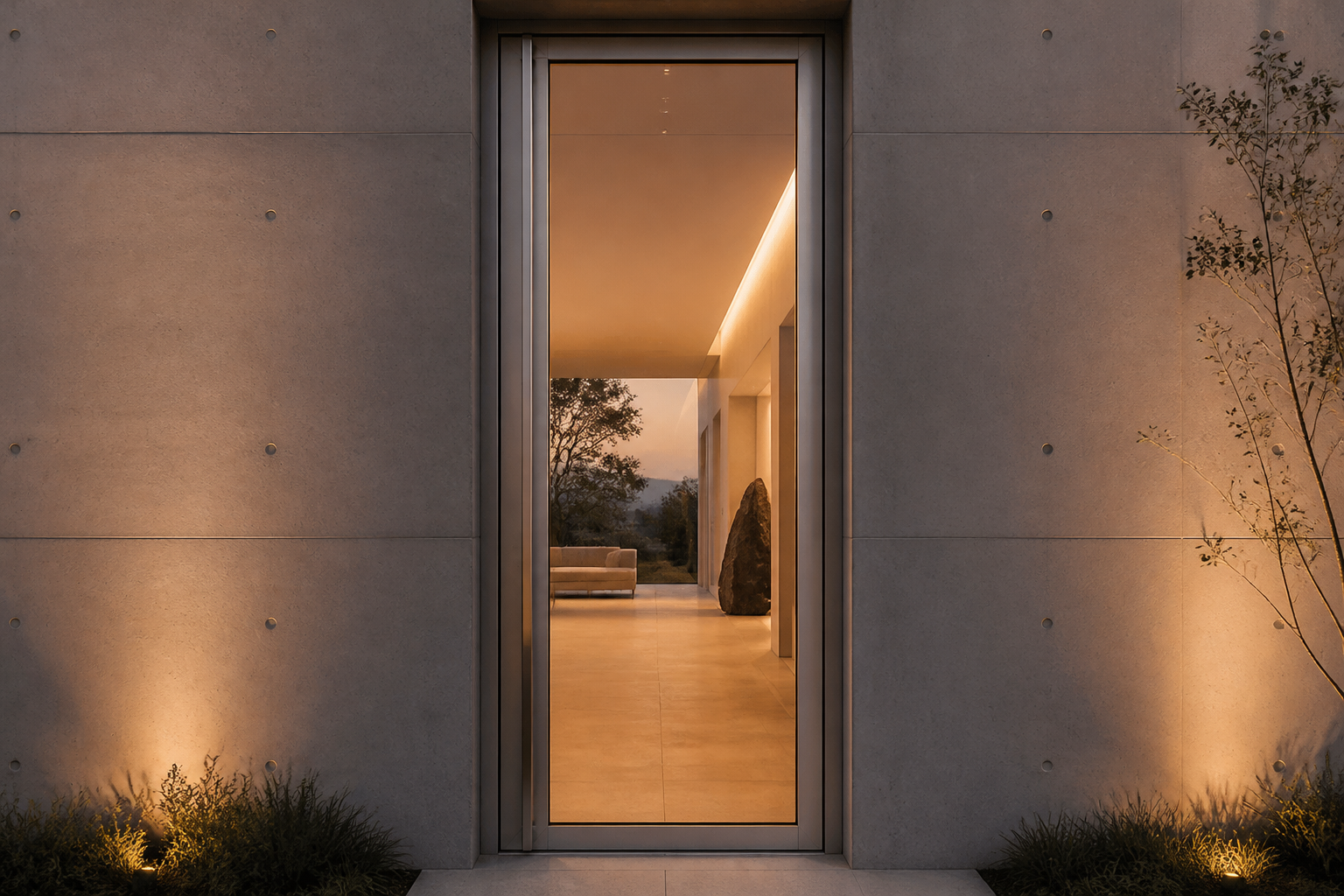 VLX 100 Pivot Door in Sacramento, CA | Westlight Windows Sacramento - detail 2